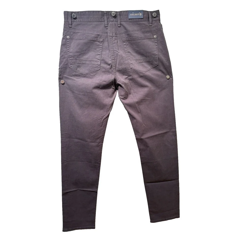 Denim Stretch Riveted Jeans Halsey 32X34 Gray 5 Pocket Pants Cotton H44 NEW $175